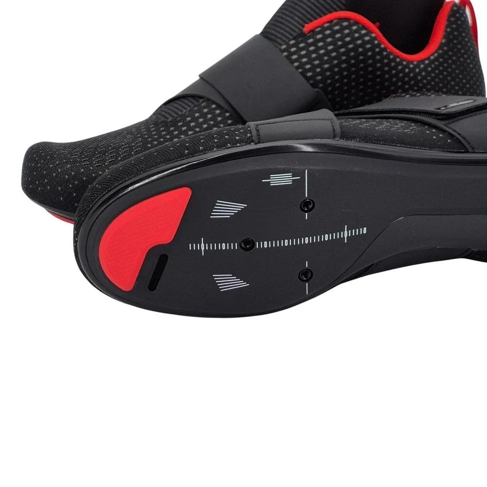 Peloton Altos Cycling Bike Shoes with Cleats Men's Size 11 Black & Red Unisex